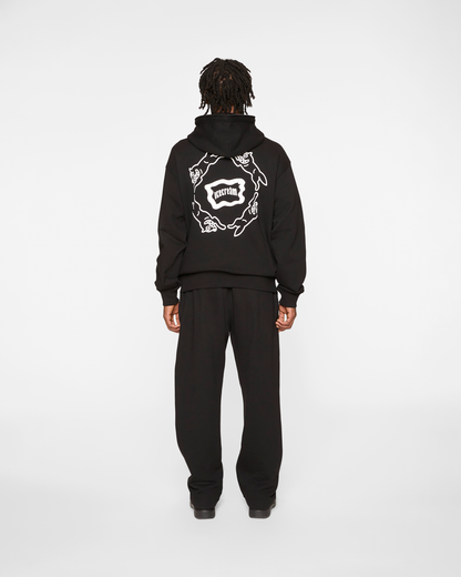 【ICE CREAM - アイスクリーム】LOOP ZIP HOODIE / BLACK (フーディー/ブラック)