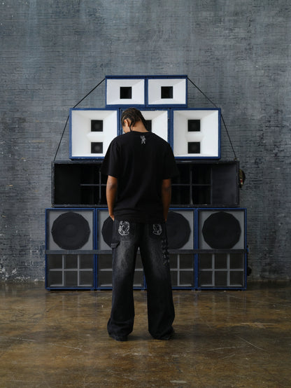 【Billionaire Boys Club-ビリオネアボーイズクラブ】 DIAMONDS & DOLLARS DENIM CARPENTER PANTS / BLACK (パンツ/ブラック)