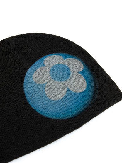 【VANDY THE PINK - ヴァンディー・ザ・ピンク】FLOWER BALL BEANIE / BLACK (ビーニー/ブラック)