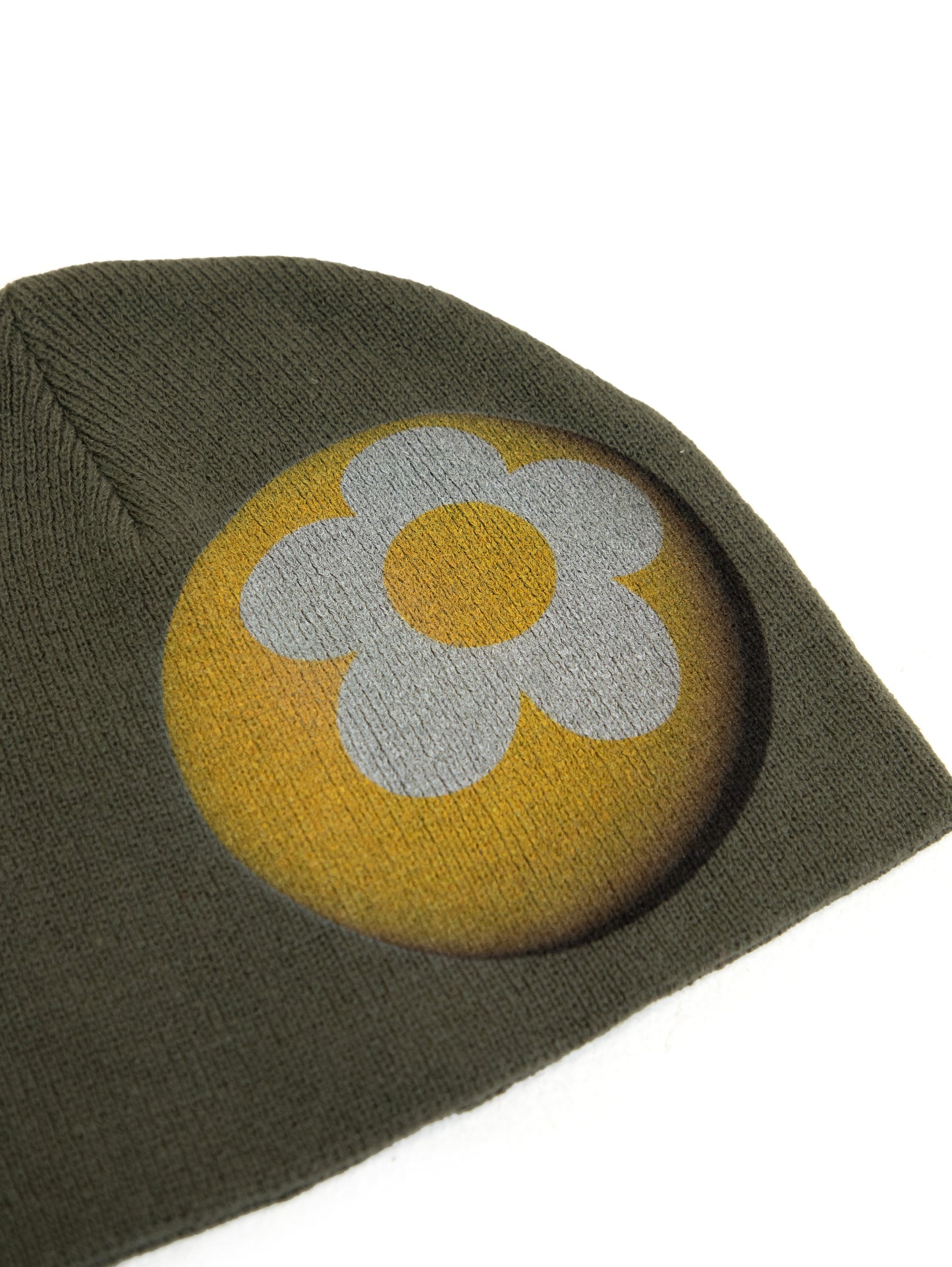 【VANDY THE PINK - ヴァンディー・ザ・ピンク】FLOWER BALL BEANIE / OLIVE (ビーニー/オリーブ)