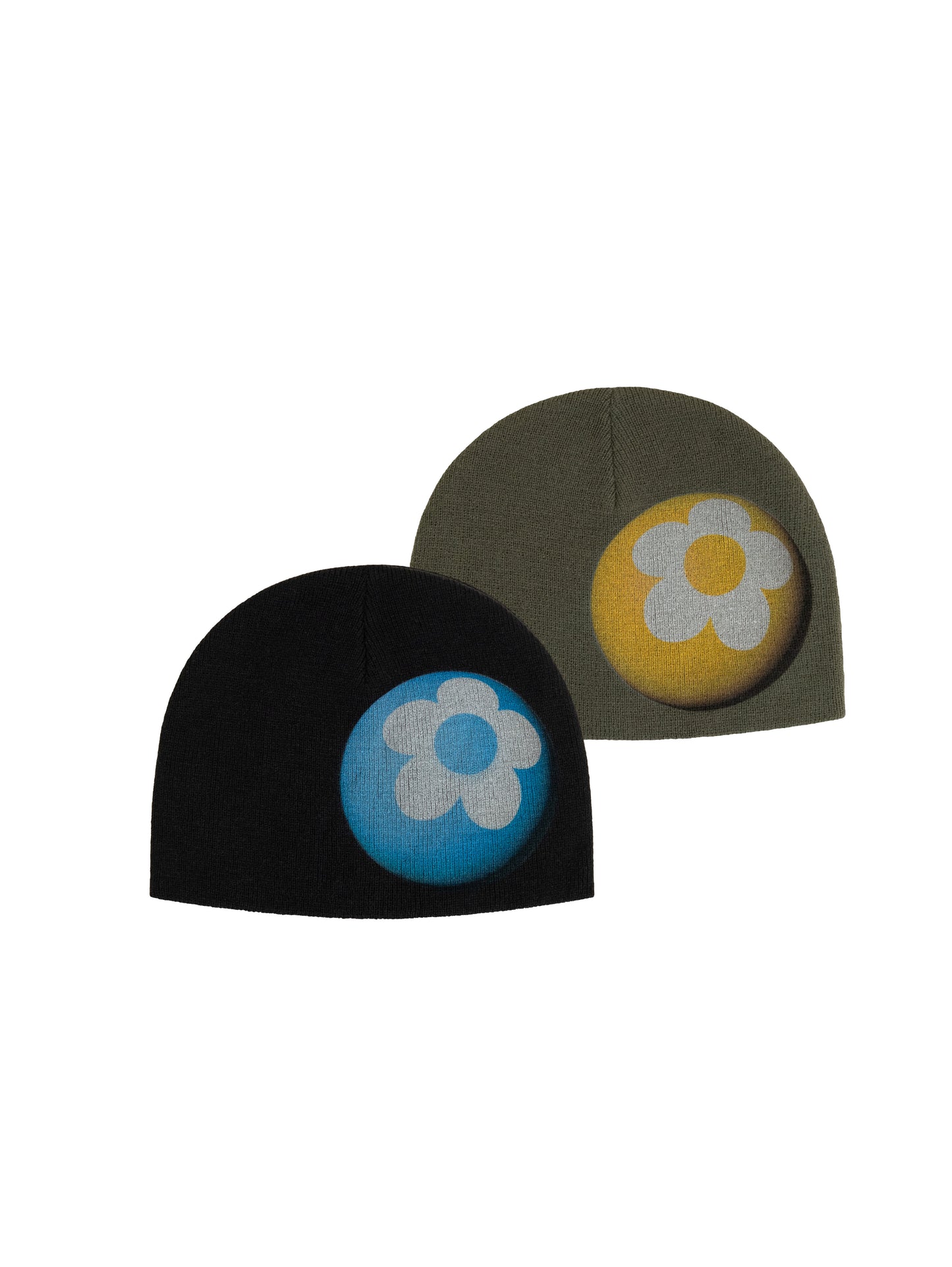 【VANDY THE PINK - ヴァンディー・ザ・ピンク】FLOWER BALL BEANIE / OLIVE (ビーニー/オリーブ)