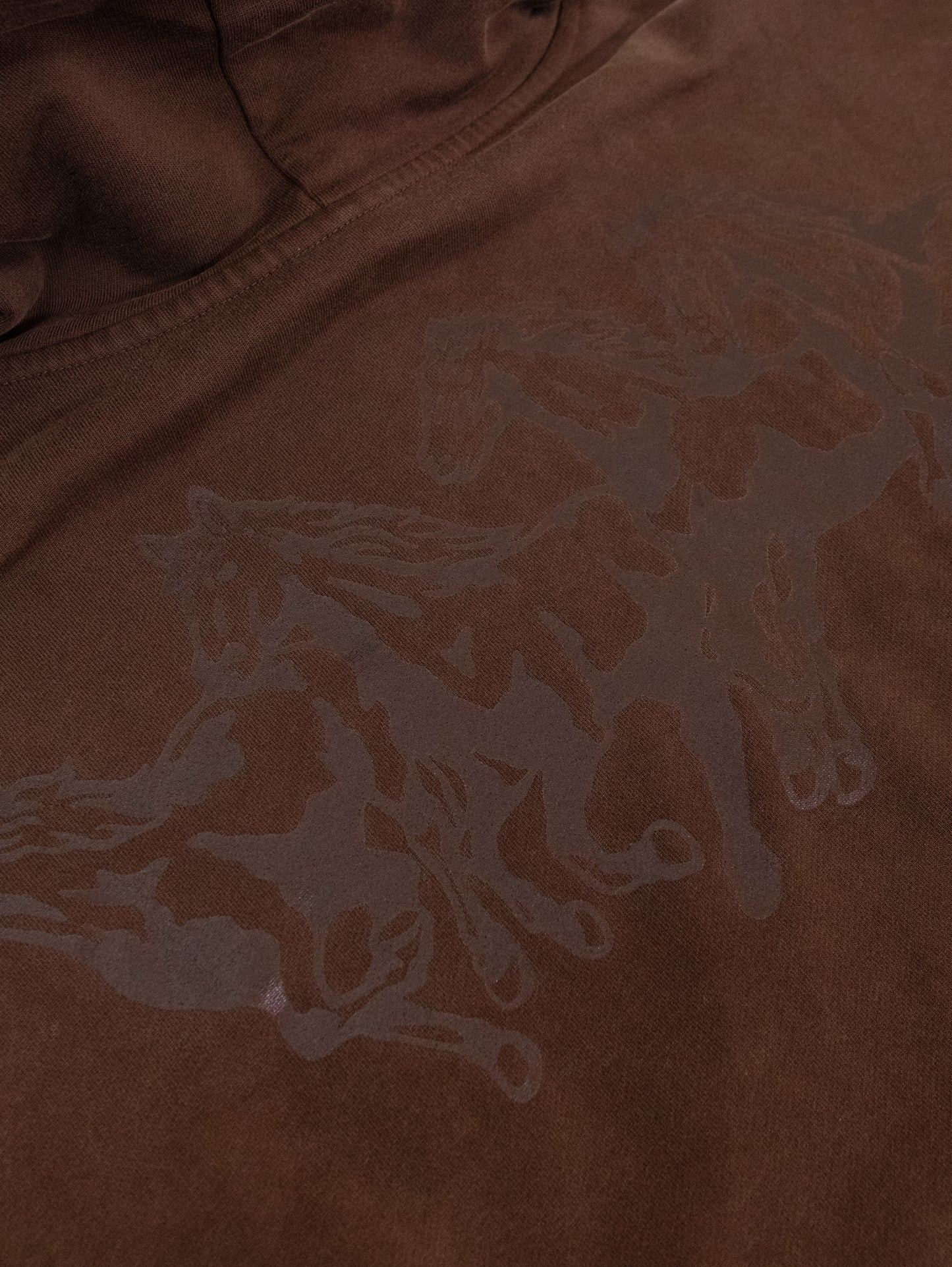 【VANDY THE PINK - ヴァンディー・ザ・ピンク】HORSES HOODIE / WASHED BROWN (フーディー/ブラウン)