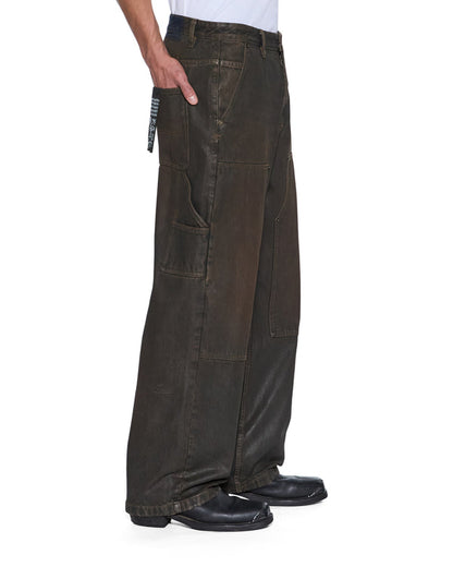 【KSUBI - スビ】MAXX PERATOR GREASE / DARK BROWN (パンツ/ダークブラウン)