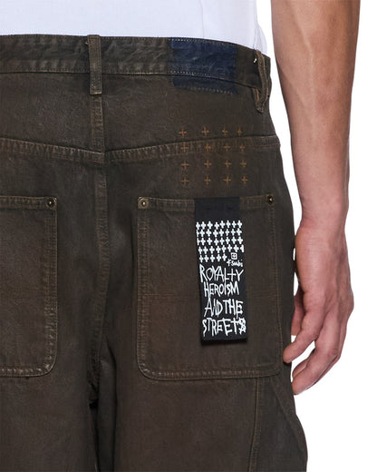 【KSUBI - スビ】MAXX PERATOR GREASE / DARK BROWN (パンツ/ダークブラウン)