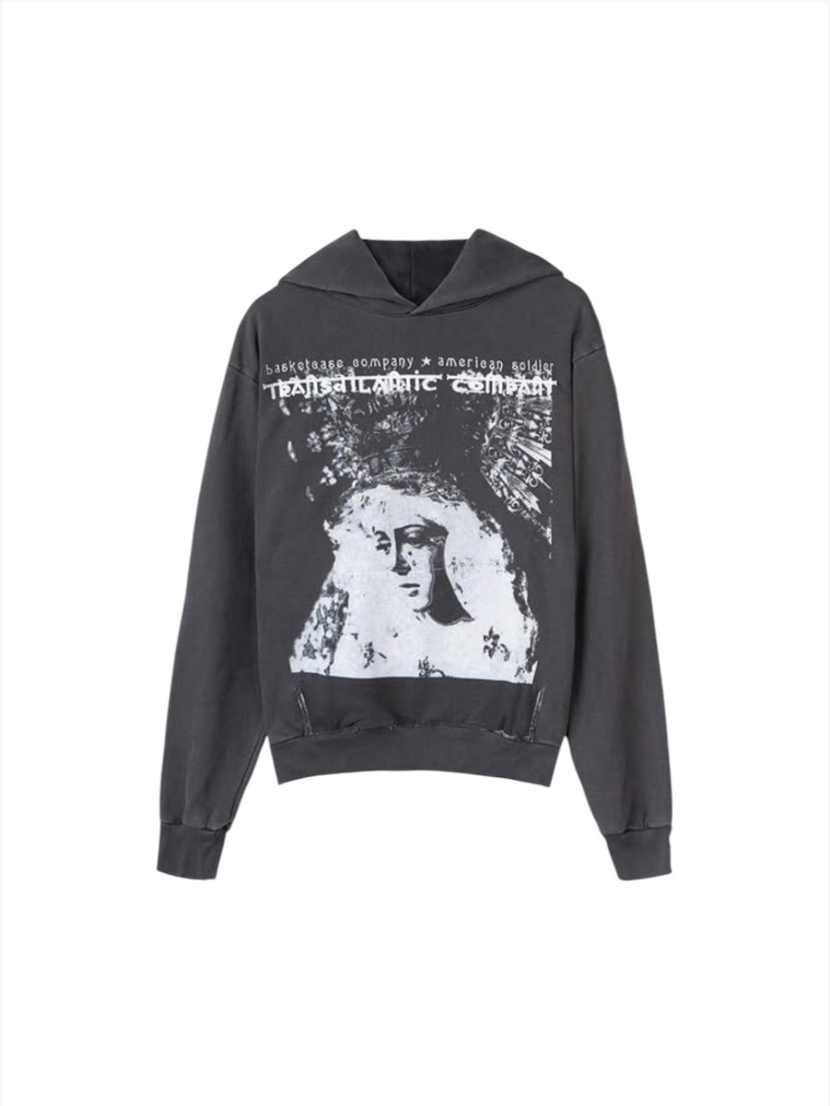 【BASKETCASE  - バスケットケース】AVE MARIA HOODIE / VINTAGE BLACK (フーディー/ヴィンテージブラック)