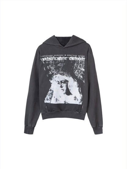 【BASKETCASE  - バスケットケース】AVE MARIA HOODIE / VINTAGE BLACK (フーディー/ヴィンテージブラック)