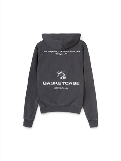 【BASKETCASE  - バスケットケース】AVE MARIA HOODIE / VINTAGE BLACK (フーディー/ヴィンテージブラック)