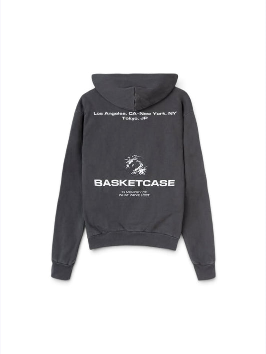 【BASKETCASE  - バスケットケース】AVE MARIA HOODIE / VINTAGE BLACK (フーディー/ヴィンテージブラック)