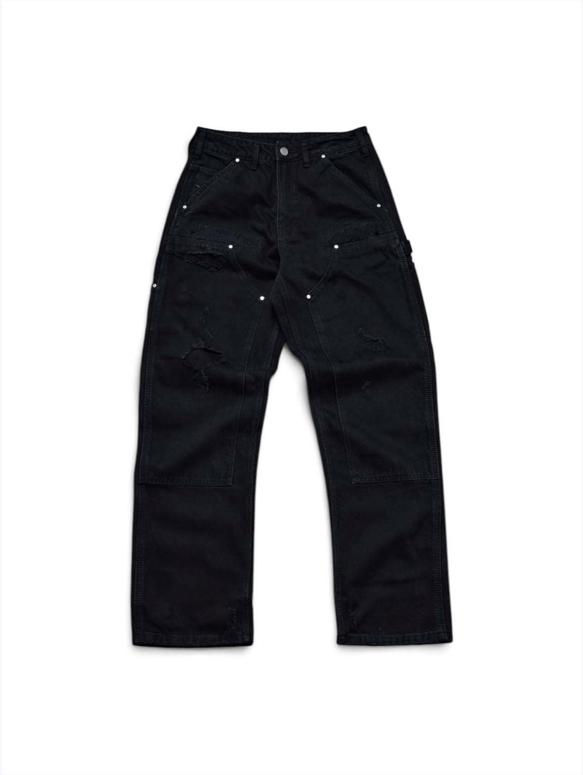 【BASKETCASE  - バスケットケース】HENCH DOUBLE KNEE PANTS / BLACK (パンツ/ブラック)