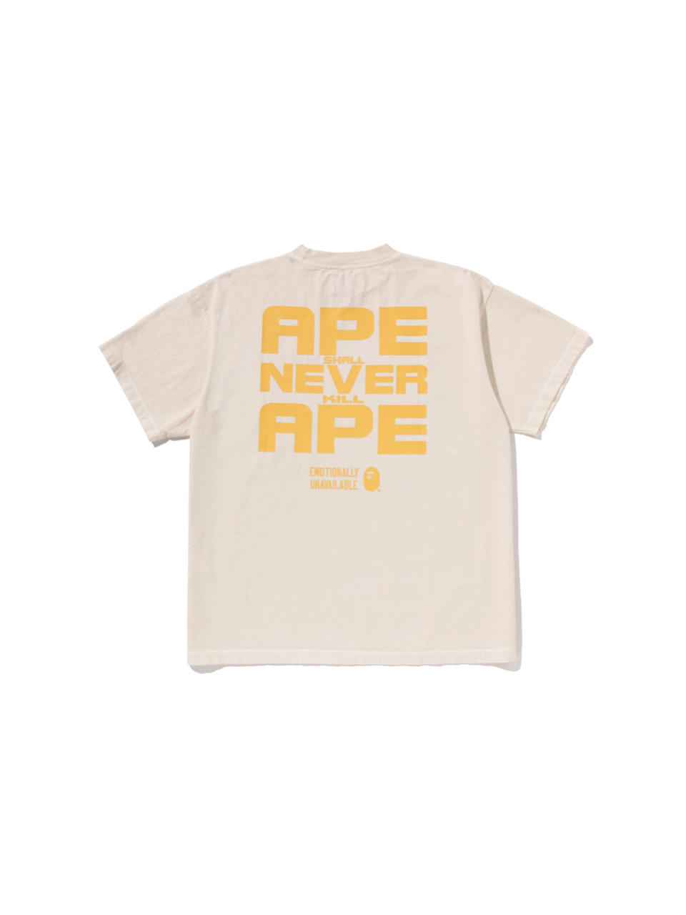【EMOTIONALLY UNAVAILABLE - エモーショナリー アンアベイラブル】EU APE SS TEE / IVORY (Tシャツ/アイボリー)