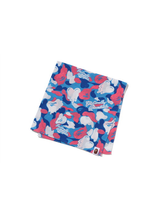 【EMOTIONALLY UNAVAILABLE - エモーショナリー アンアベイラブル】EU APE ALOHA BANDANA / BLUE (バンダナ/ブルー)