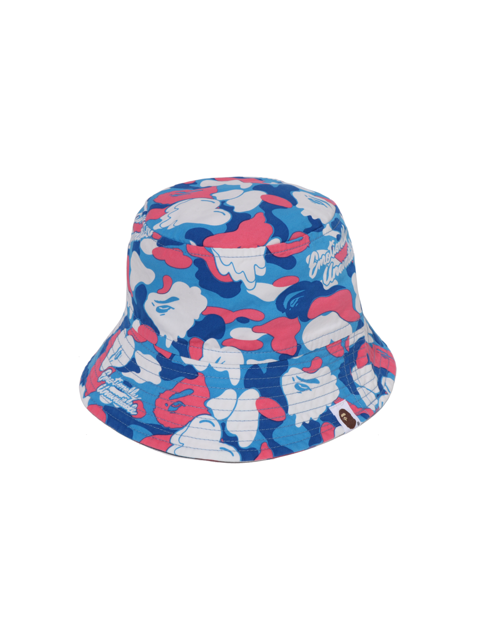 【EMOTIONALLY UNAVAILABLE - エモーショナリー アンアベイラブル】EU APE ALOHA BUCKET HAT / BLUE (ハット/ブルー)