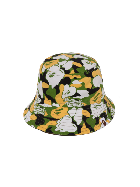 【EMOTIONALLY UNAVAILABLE - エモーショナリー アンアベイラブル】EU APE ALOHA BUCKET HAT / GREEN (ハット/グリーン)