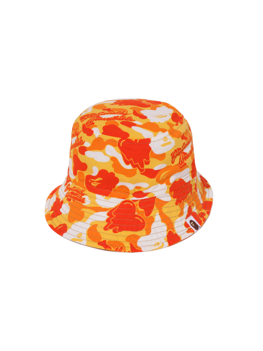 【EMOTIONALLY UNAVAILABLE - エモーショナリー アンアベイラブル】EU APE ALOHA BUCKET HAT / ORANGE (ハット/オレンジ)
