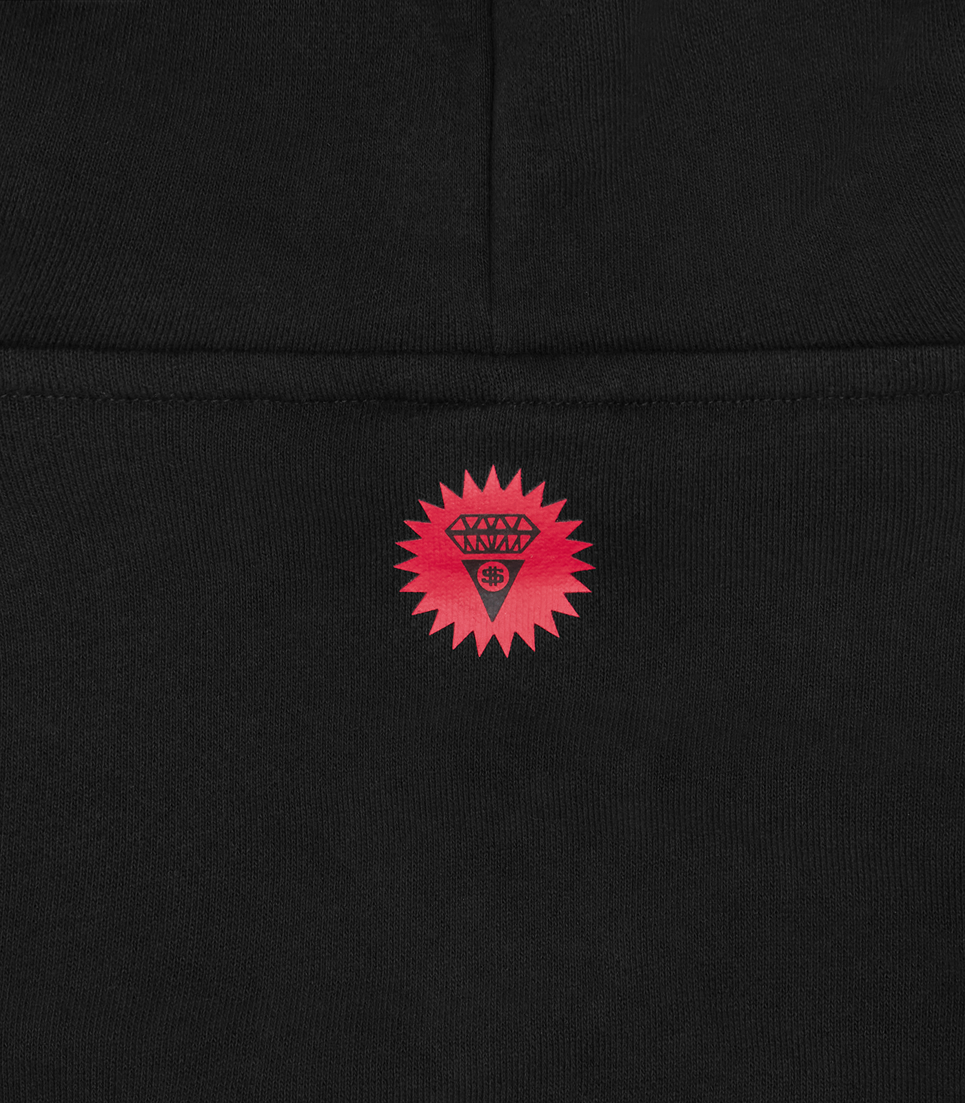 【ICE CREAM - アイスクリーム】CRYSTAL RUNNING DOG POPOVER HOOD / BLACK (フーディ/ブラック)