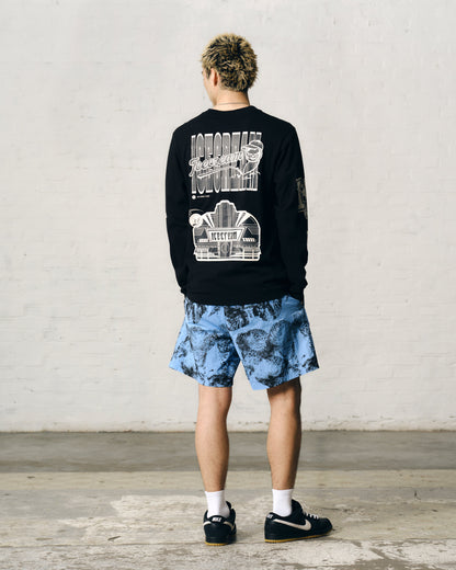 【ICE CREAM - アイスクリーム】MULTI GRAFPHIC LS TEE / BLACK (L.S/ブラック)