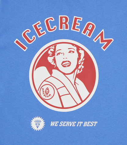 【ICE CREAM - アイスクリーム】MULTI GRAFPHIC LS TEE / BLUE (L.S/ブルー)