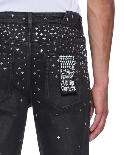 【KSUBI - スビ】CHITCH BACKSTAGE BLACK METALIKA / BLACK (デニム/ブラック)