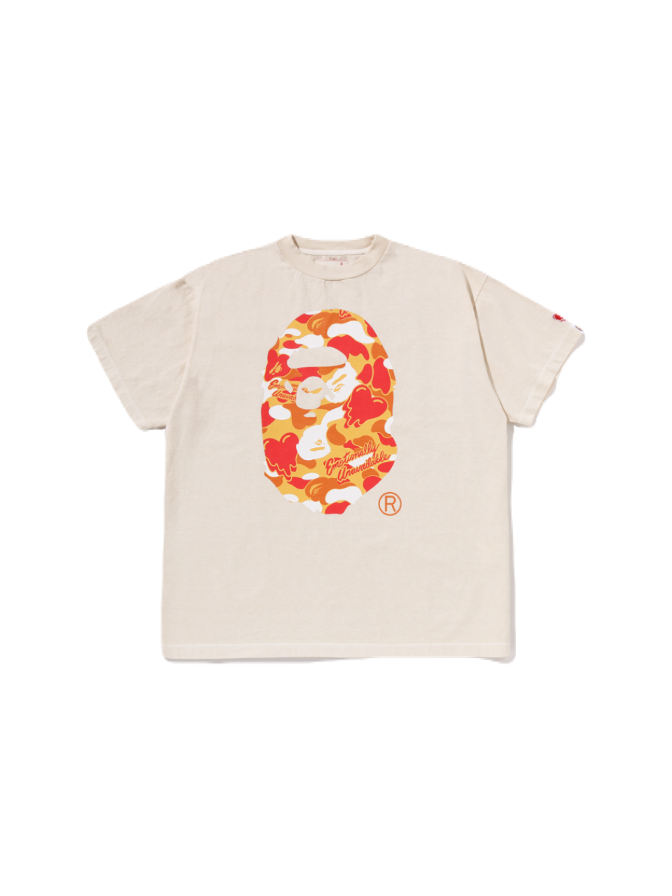 【EMOTIONALLY UNAVAILABLE - エモーショナリー アンアベイラブル】EU APE SS TEE / IVORY (Tシャツ/アイボリー)