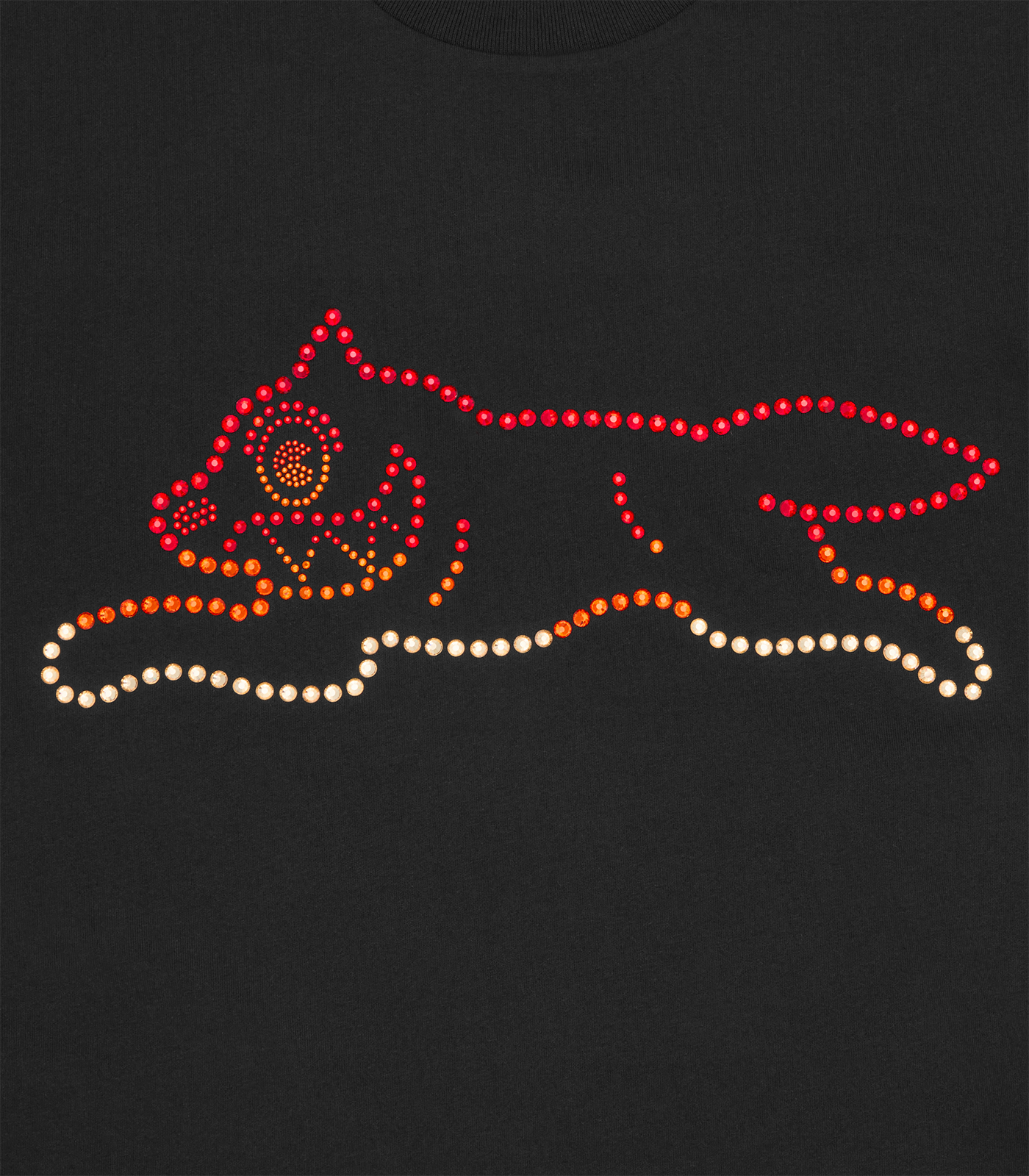 【ICE CREAM - アイスクリーム】CRYSTAL RUNNING DOG TEE / BLACK (S.S/ブラック)