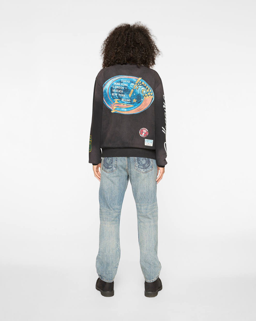 【Billionaire Boys Club-ビリオネアボーイズクラブ】 EXPROLE HEAVY WASHED TREATED / BLACK (スウェット/ブラック)
