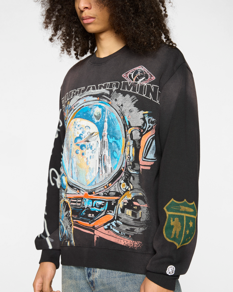 【Billionaire Boys Club-ビリオネアボーイズクラブ】 EXPROLE HEAVY WASHED TREATED / BLACK (スウェット/ブラック)