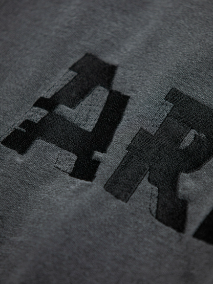 【ANACHRONORM - アナクロノーム】  ANNK-004 ARMY GLITCH EMBROIDERY S/S T-S / CHARCOAL (Tシャツ/チャコール)