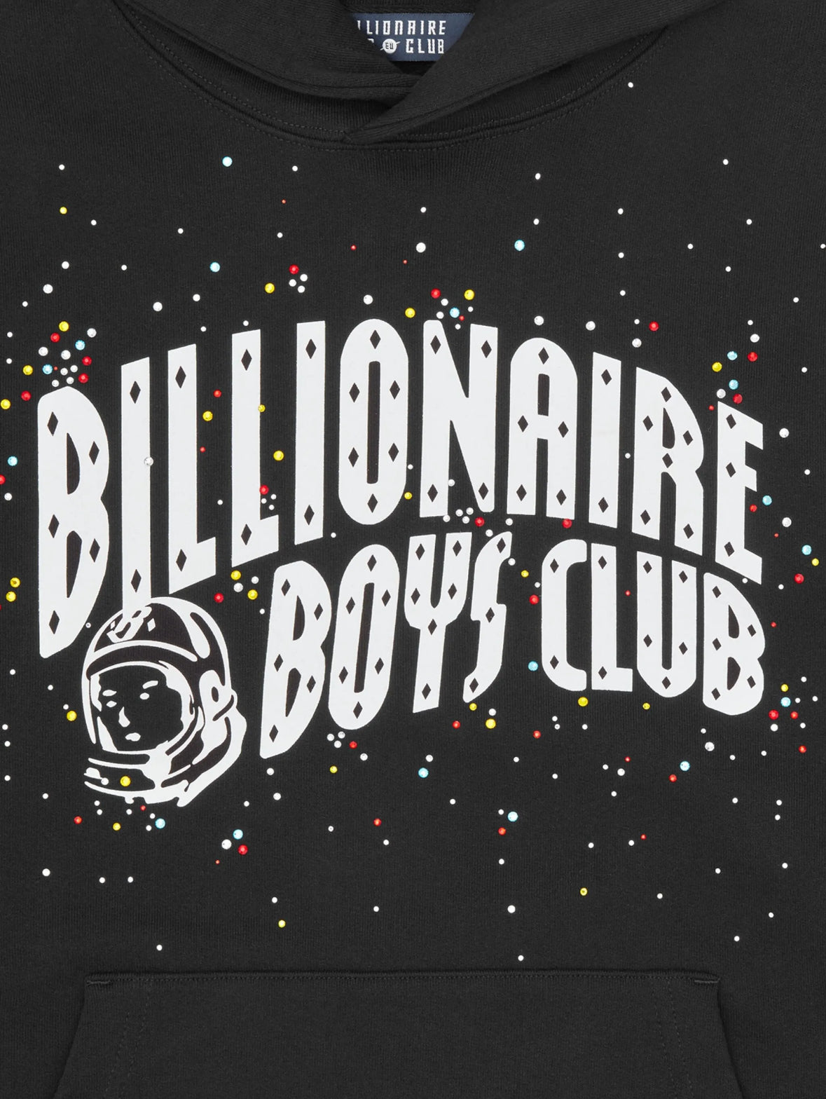 【Billionaire Boys Club-ビリオネアボーイズクラブ】EMBELLISHED ARCHLOGO POPOVER HOOD / BLACK (フーディ/ブラック)
