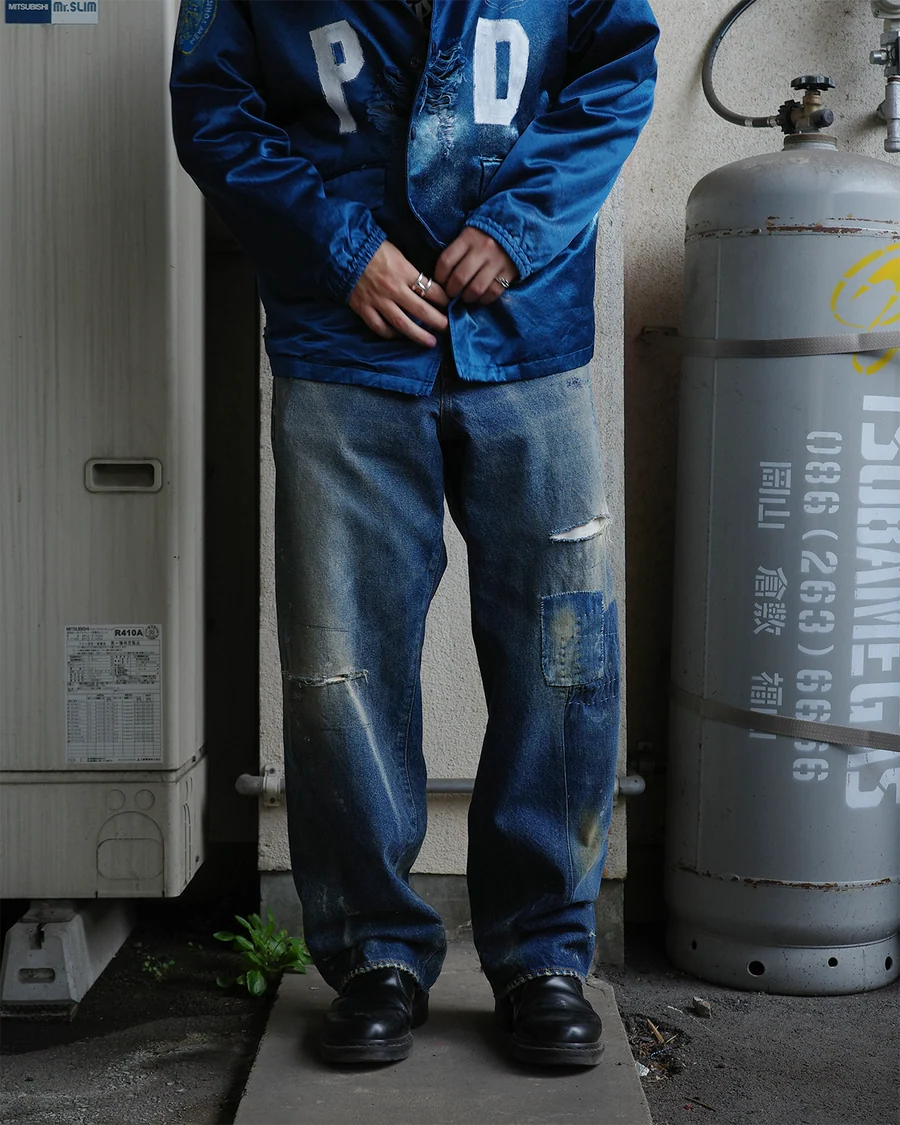 【ANACHRONORM - アナクロノーム】REMAKED 80's WIDE 5P DENIM PANTS / INDIGO (パンツ/インディゴ)