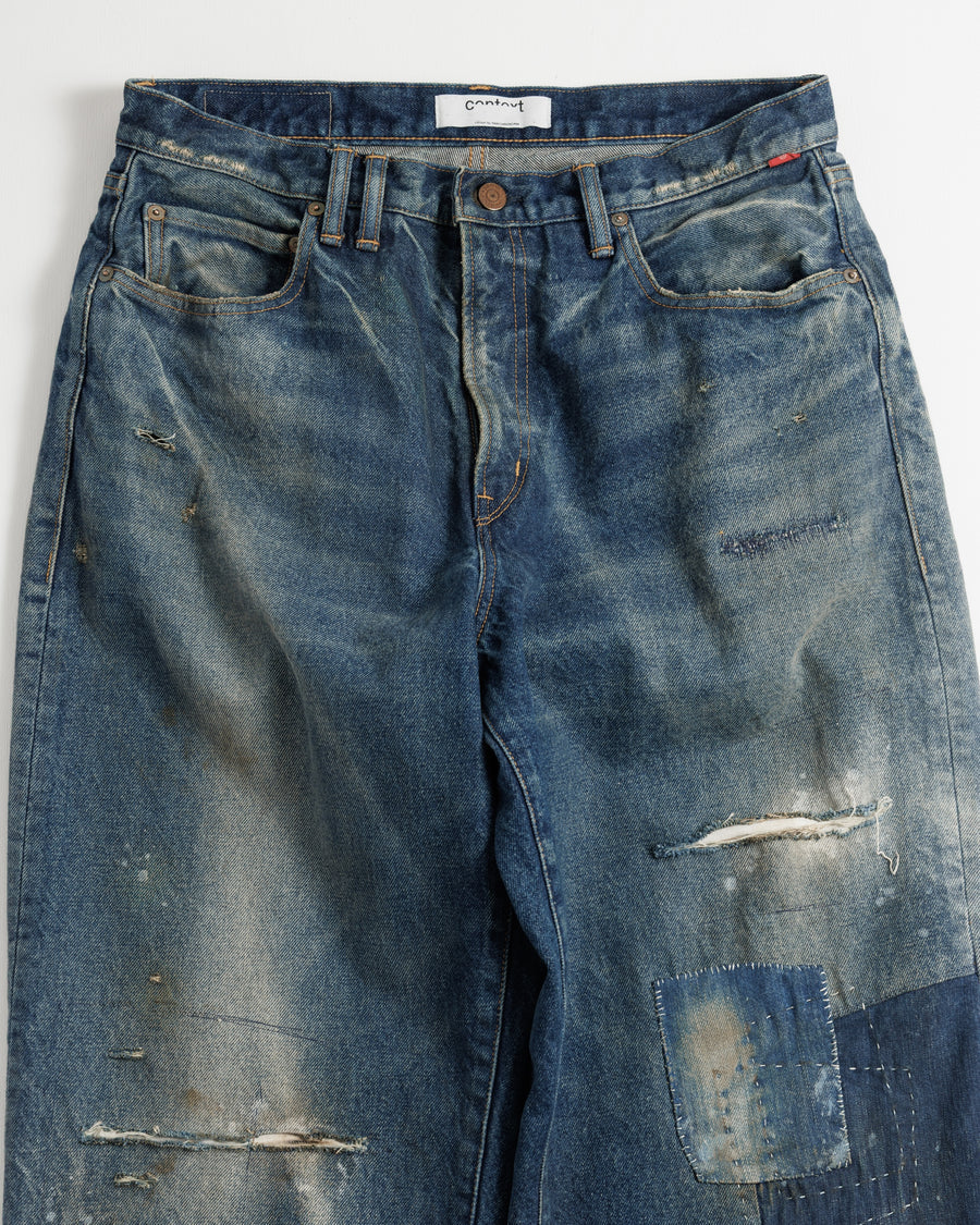【ANACHRONORM - アナクロノーム】REMAKED 80's WIDE 5P DENIM PANTS / INDIGO (パンツ/インディゴ)