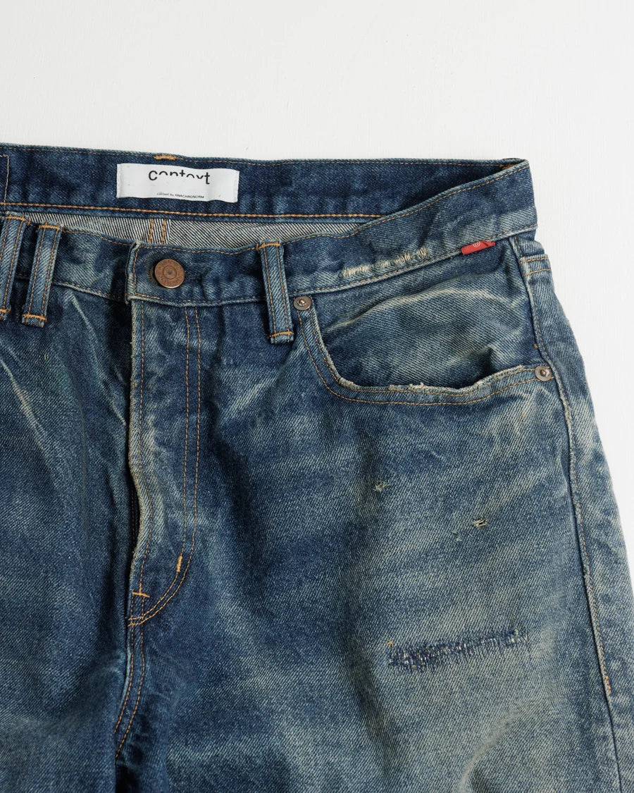 【ANACHRONORM - アナクロノーム】REMAKED 80's WIDE 5P DENIM PANTS / INDIGO (パンツ/インディゴ)