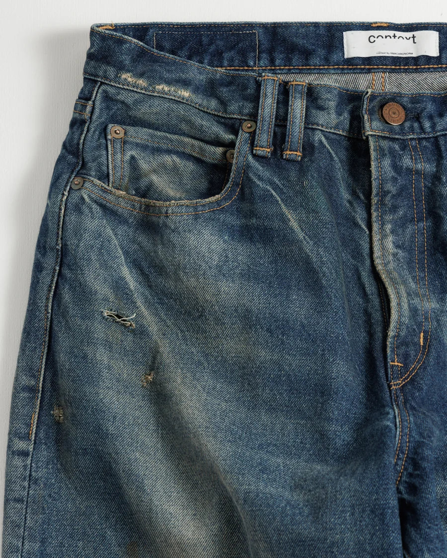 【ANACHRONORM - アナクロノーム】REMAKED 80's WIDE 5P DENIM PANTS / INDIGO (パンツ/インディゴ)