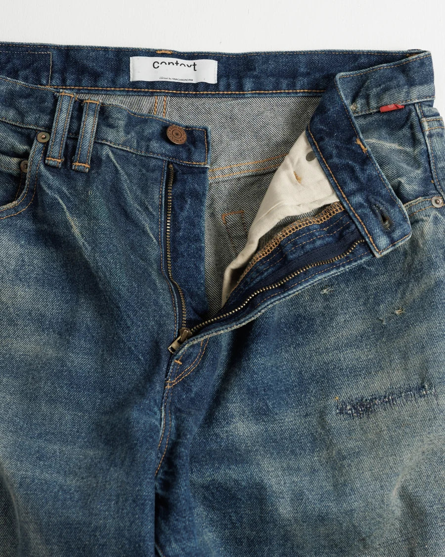 【ANACHRONORM - アナクロノーム】REMAKED 80's WIDE 5P DENIM PANTS / INDIGO (パンツ/インディゴ)