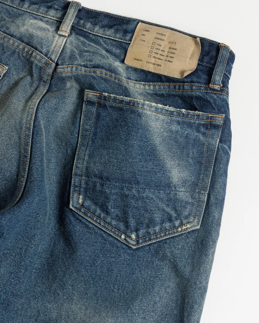 【ANACHRONORM - アナクロノーム】REMAKED 80's WIDE 5P DENIM PANTS / INDIGO (パンツ/インディゴ)