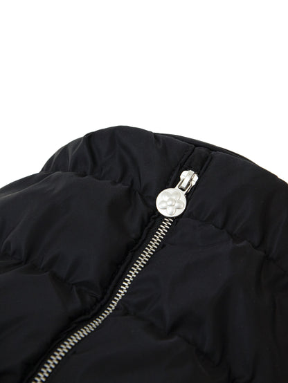 【VANDY THE PINK - ヴァンディー・ザ・ピンク】QUILTED LETTUCE KEEPALL / BLACK (バッグ/ブラック)