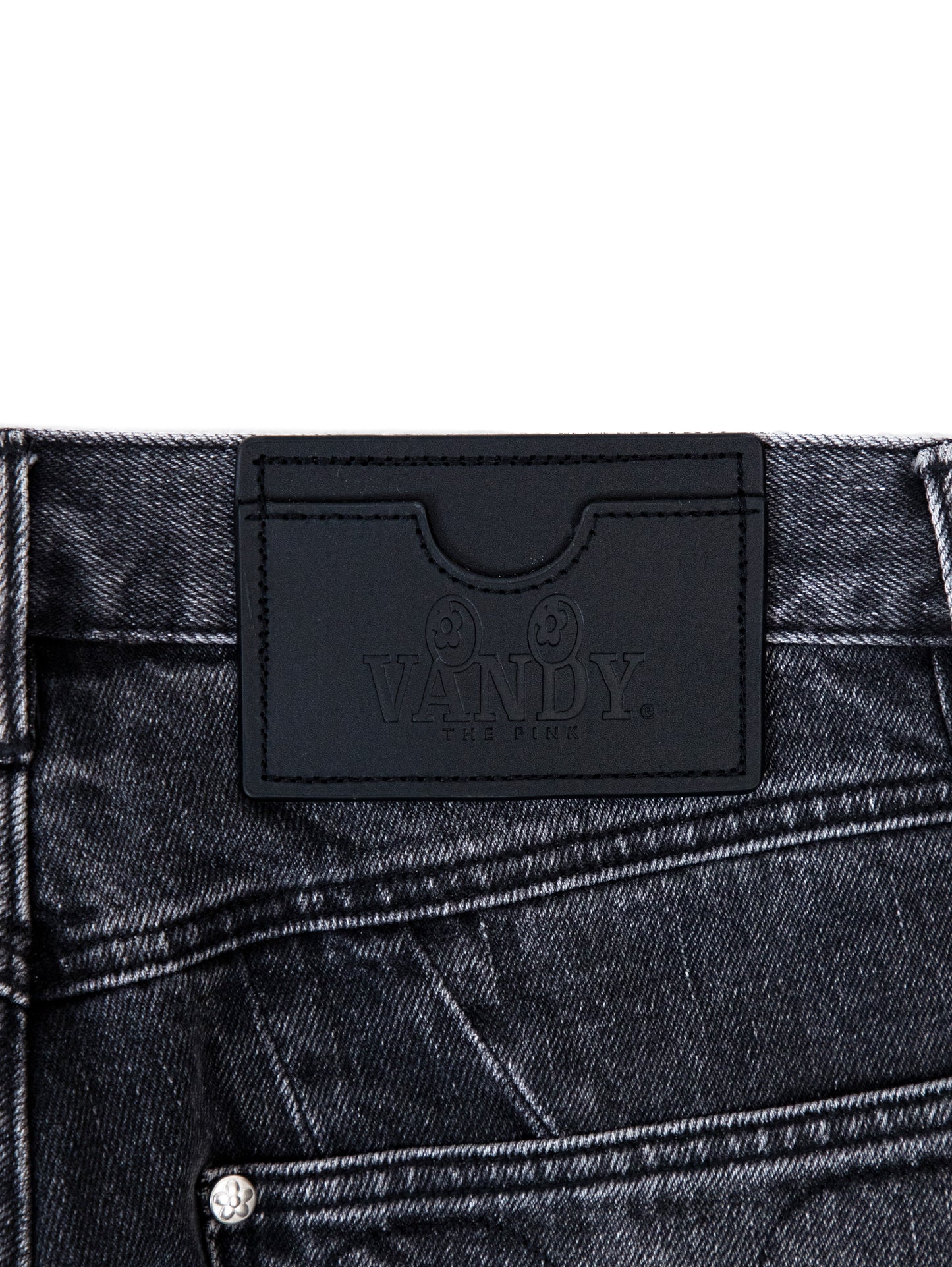 【VANDY THE PINK - ヴァンディー・ザ・ピンク】RIDER DENIM / BLACK (パンツ/ブラック)