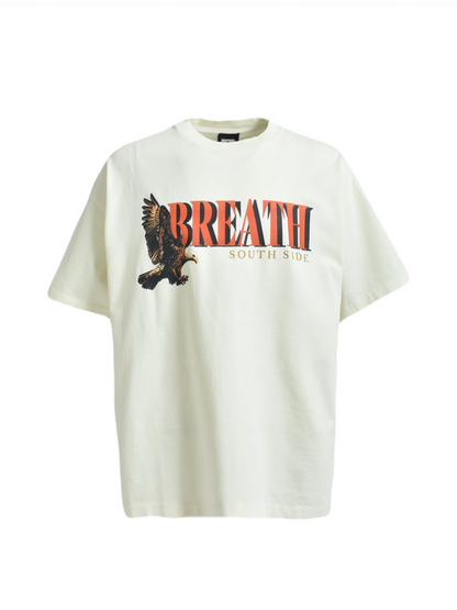 【BREATH - ブレス】 MOTOR EAGLE LOGO TEE / CREAM (Tシャツ/クリーム)
