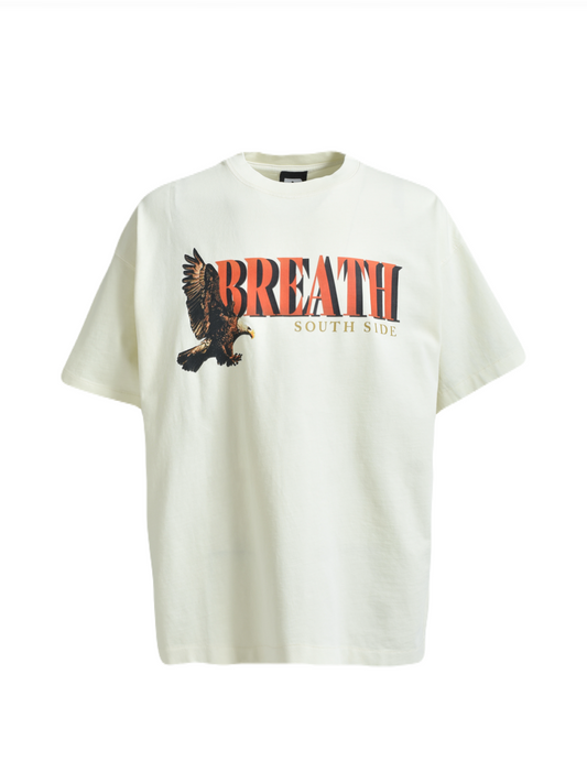 【BREATH - ブレス】 MOTOR EAGLE LOGO TEE / CREAM (Tシャツ/クリーム)