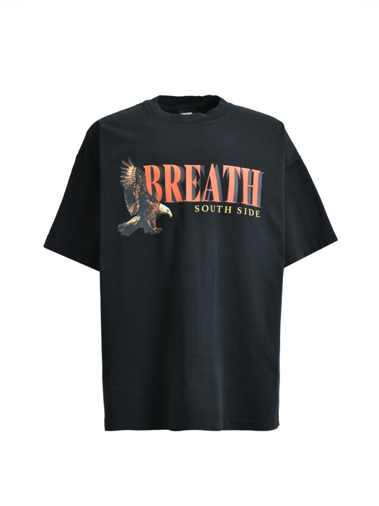 【BREATH - ブレス】 MOTOR EAGLE LOGO TEE / BLACK (Tシャツ/ブラック)