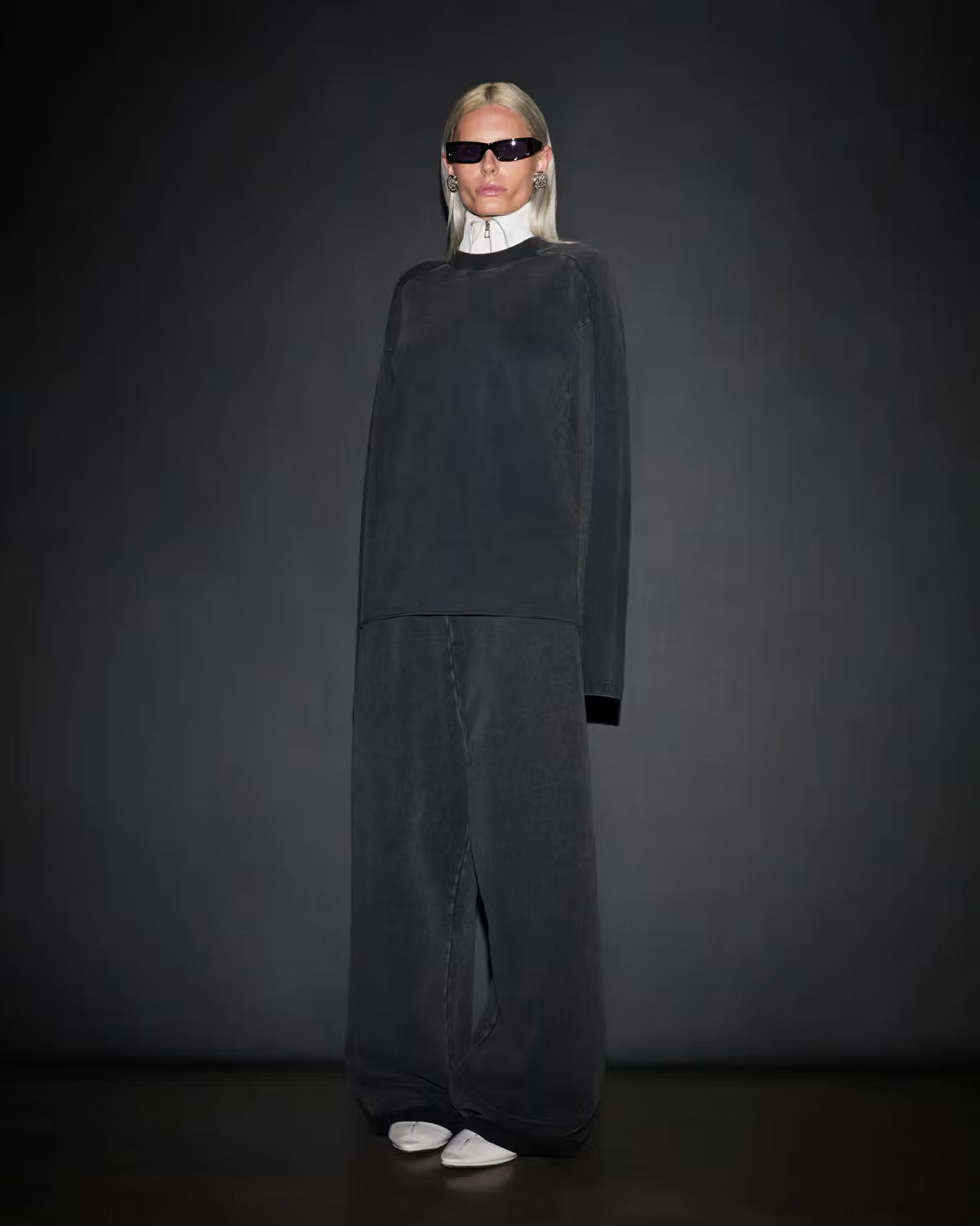 【entire studios - エンタイアスタジオ】FULL SWEATPANT / WASHED BLACK (スウェットパンツ/ウォッシュドブラック)