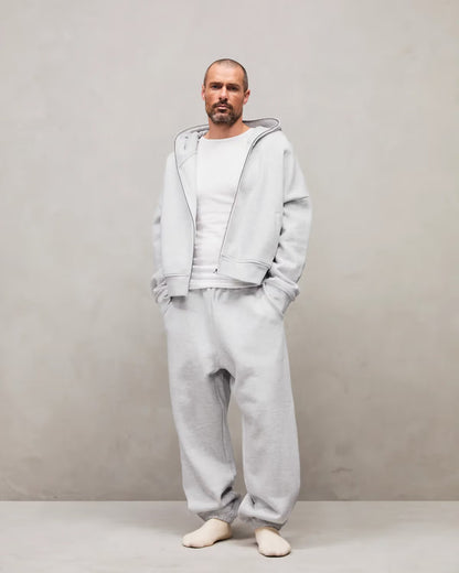 【entire studios - エンタイアスタジオ】ETERNAL ZIP / HEEATHER GREY (パーカー/ヘザーグレー)