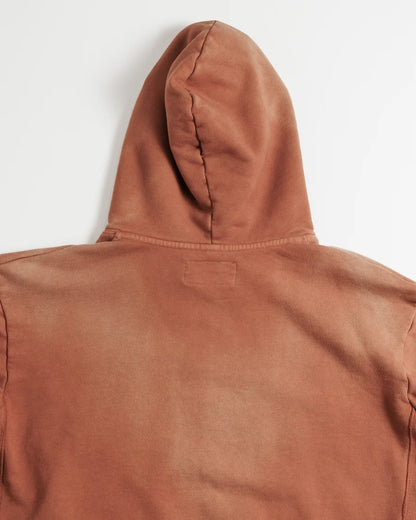 【ANACHRONORM - アナクロノーム】FADED FULL ZIP HOODIE / ORANGE (パーカー/オレンジ)