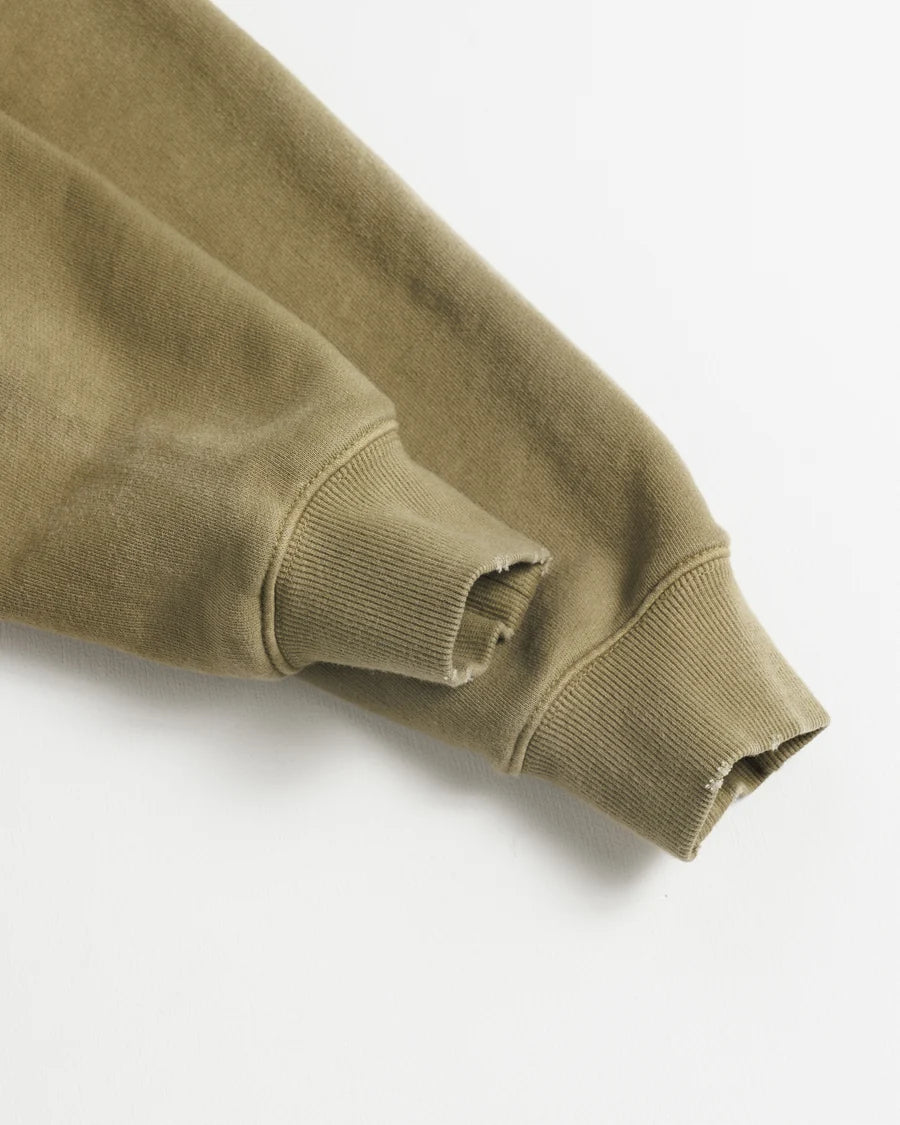 【ANACHRONORM - アナクロノーム】FADED FULL ZIP HOODIE / GREEN (パーカー/グリーン)