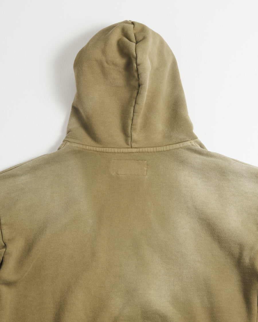 【ANACHRONORM - アナクロノーム】FADED FULL ZIP HOODIE / GREEN (パーカー/グリーン)