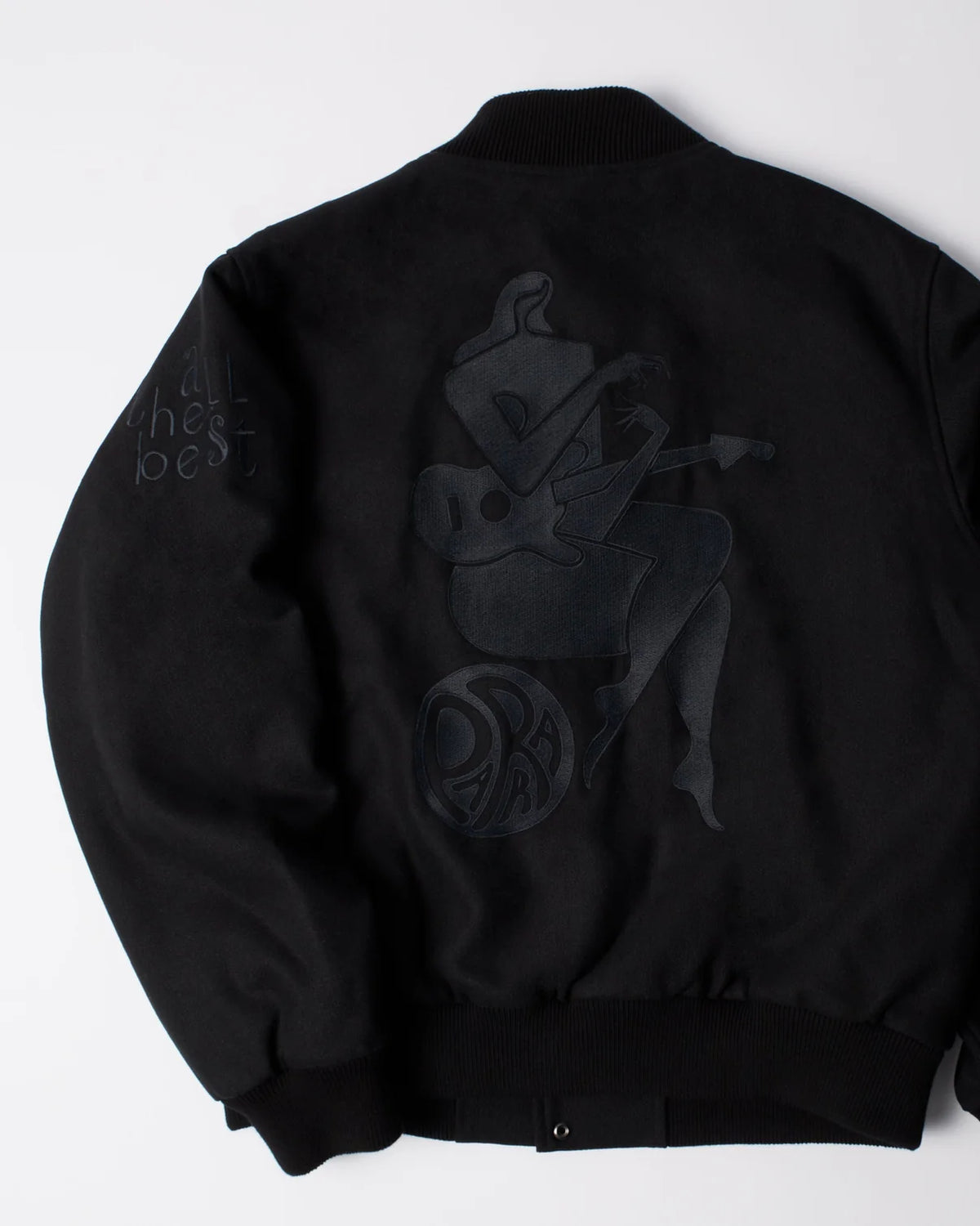 【by Parra - バイパラ】THE BEST VARSITY JACKET / BLACK (ジャケット/ブラック)