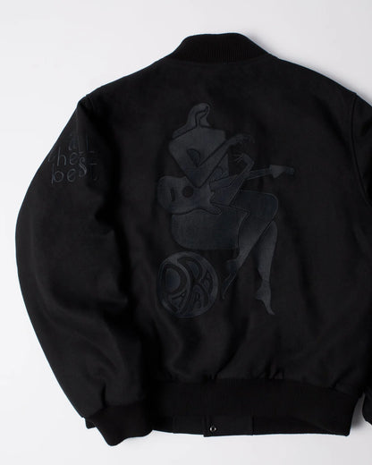 【by Parra - バイパラ】THE BEST VARSITY JACKET / BLACK (ジャケット/ブラック)