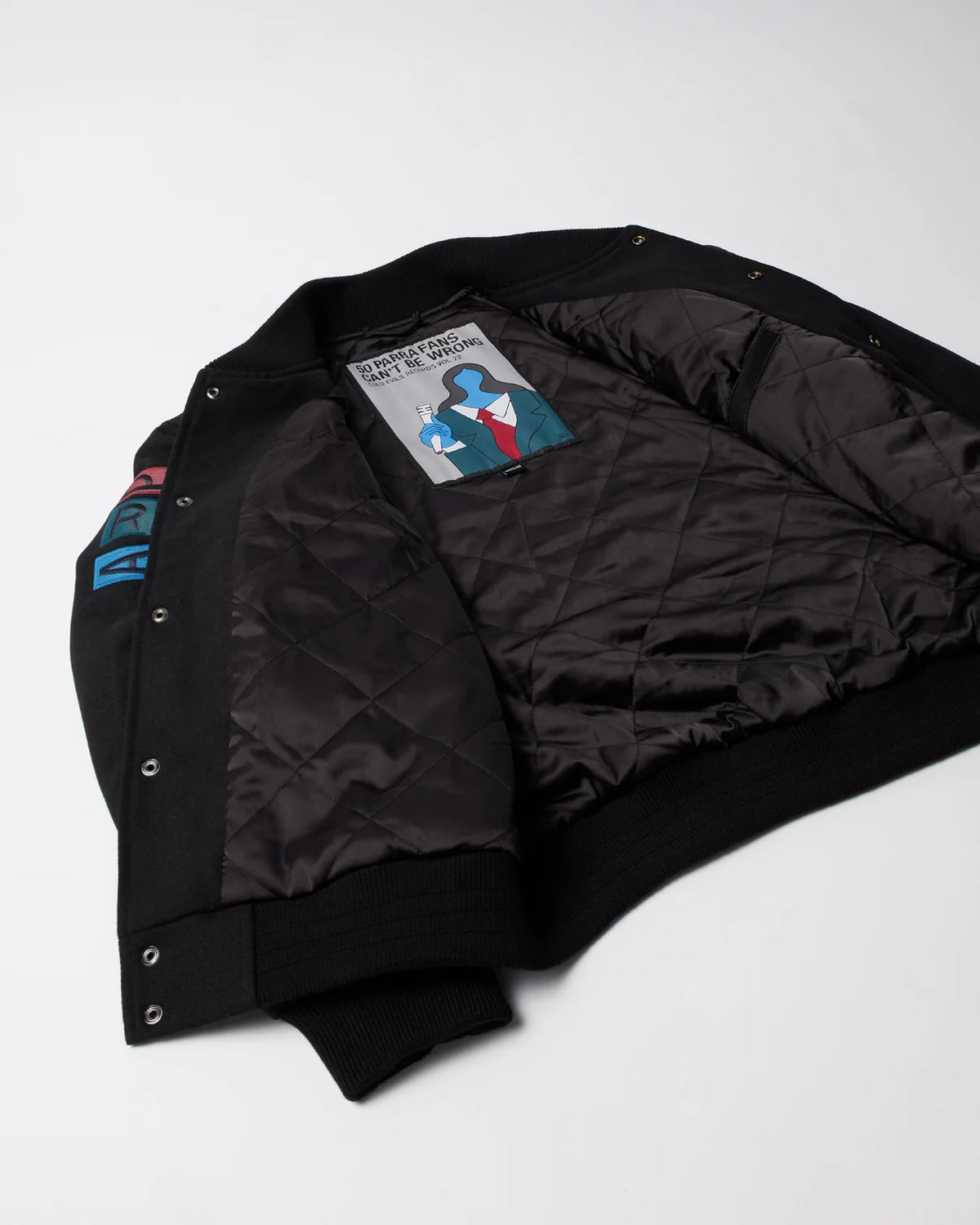 【by Parra - バイパラ】THE BEST VARSITY JACKET / BLACK (ジャケット/ブラック)