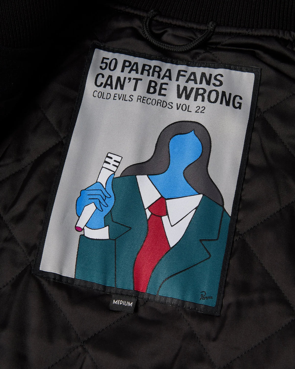 【by Parra - バイパラ】THE BEST VARSITY JACKET / BLACK (ジャケット/ブラック)