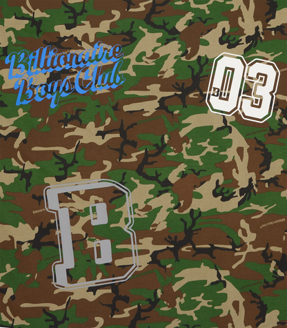 【Billionaire Boys Club-ビリオネアボーイズクラブ】 MULTI GRAPHIC LS T-SHIRT / CAMO (Tシャツ/カモ)