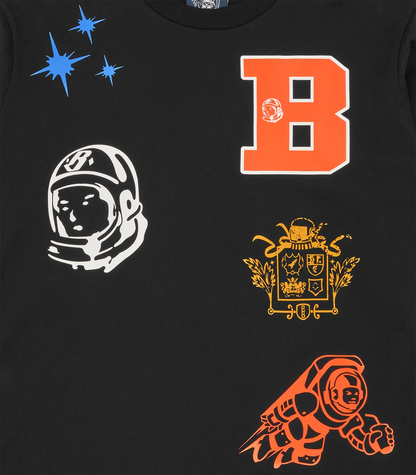 【Billionaire Boys Club-ビリオネアボーイズクラブ】 MULTI GRAPHIC LS T-SHIRT / BLACK (Tシャツ/ブラック)